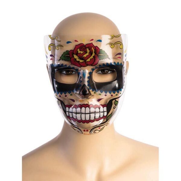 Transparent Day Of The Dead Mask