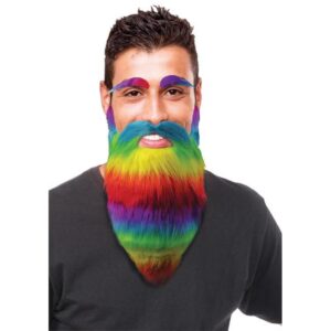 Rainbow Beard & Eyebrows