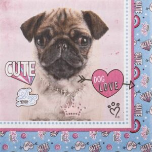 Dog Love Rachael Hale Napkins 16CT