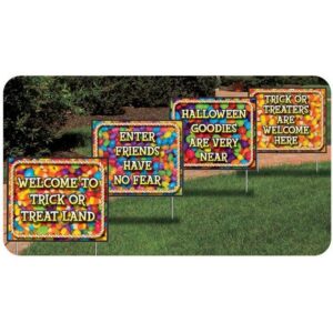 Trick Or Treat Sign Set