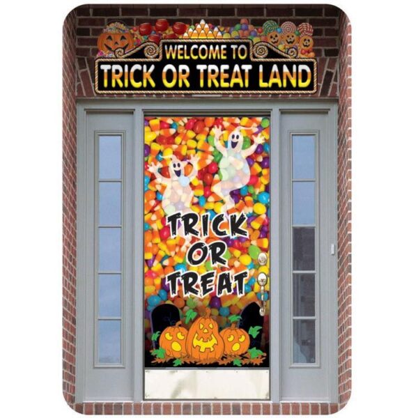 Trick Or Treat Land Door Cover
