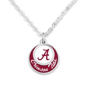 University Of Alabama Stacked Disc Necklace