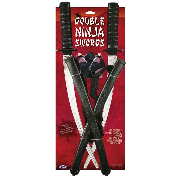 24 Inch Long Exclusive Twin Ninja Sword Set