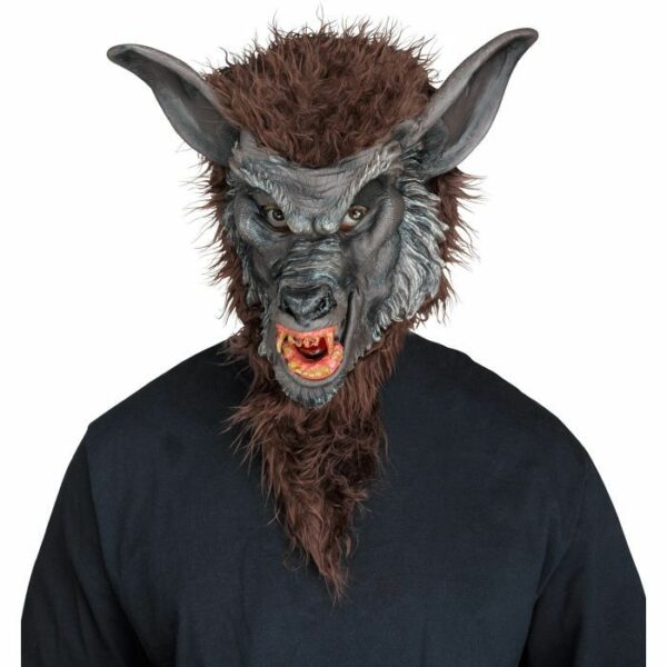 Brown Wolf Mask