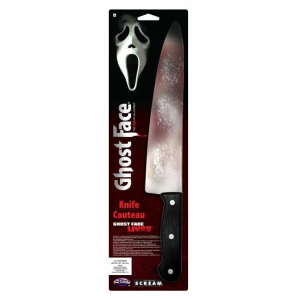 Ghost Face Scream Bloody Butcher Knife 15"