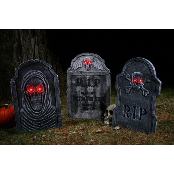 22" Tombstone w/Light