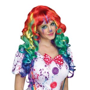Rainbow Wig W/bangs