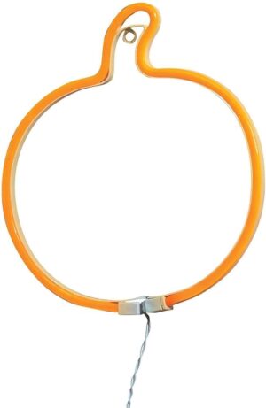 13" Neon Pumpkin Light