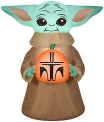 3.5' The Child Mandalorian Blowup Lawn Decoration