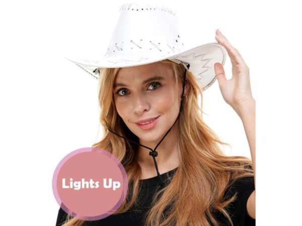 Neon Light Up Cowboy Hat