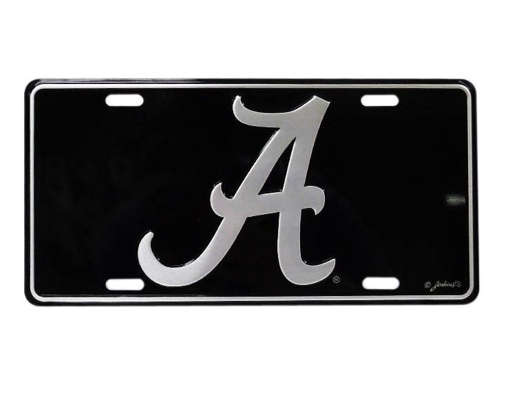 University Of Alabama Car Tag Elite Party WOW