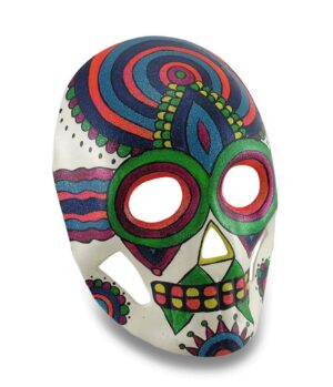 Glitter Day Of The Dead Mask