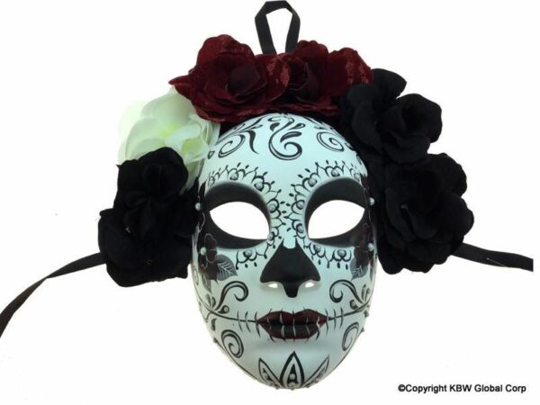 Female Day Of The Dead Full Mask