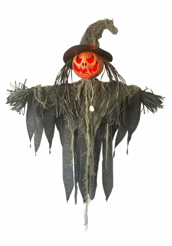 35" Hanging Lightup Scarecrow
