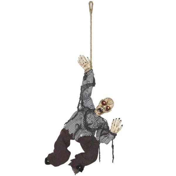 26" Animated Zombie On Rope