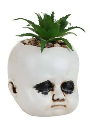 Creepy Doll Succulent Pot