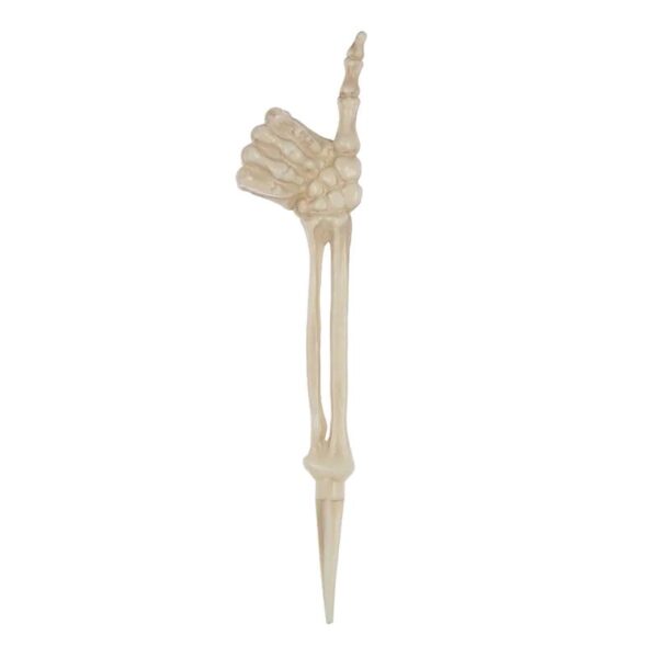 17" Skeleton Thumbs Up Yard Stake