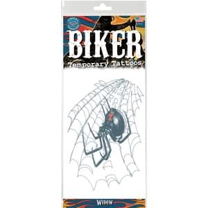 Black Widow Biker Tattoo