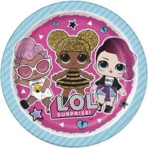 Lol Surprise 9" Plates 8CT