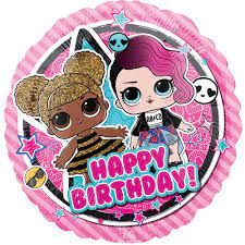 lol Surprise 18" Happy Birthday Mylar Balloon