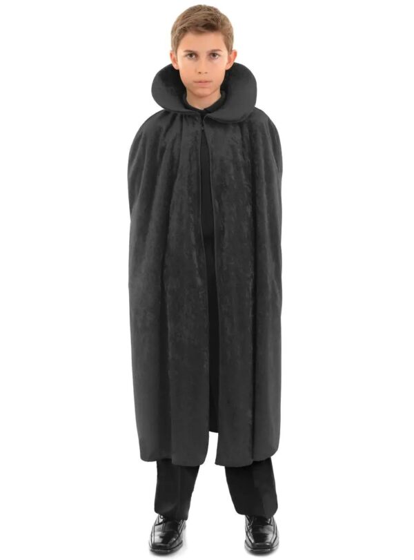 Velvet Black Child Cape