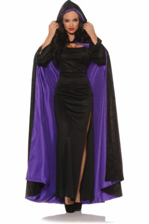 Hooded Velvet Cape