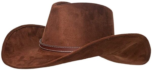 Basic Suede Brown Cowboy Hat
