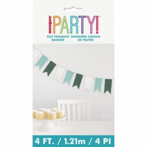 Botanical Felt Pennant Banner 4FT