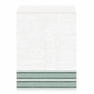 Botanic Striped Paper Treat Bags 8CT
