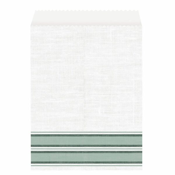 Botanic Striped Paper Treat Bags 8CT