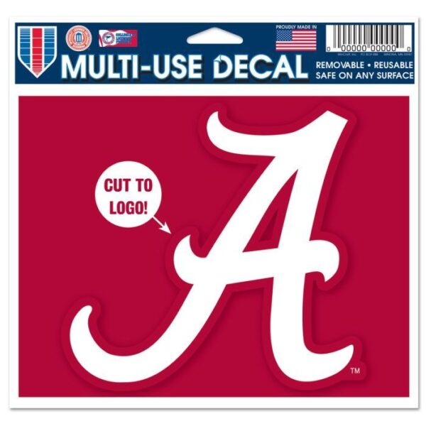 University Of Alabama 4.5x5.75 Logo Decal