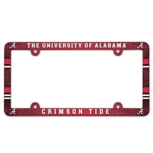 University Of Alabama Plastic License Plate Frame