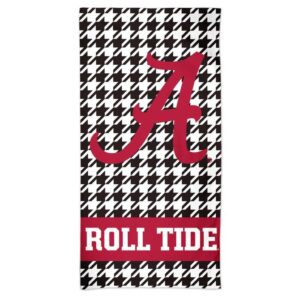 University Of Alabama Houndstooth Beach Towel