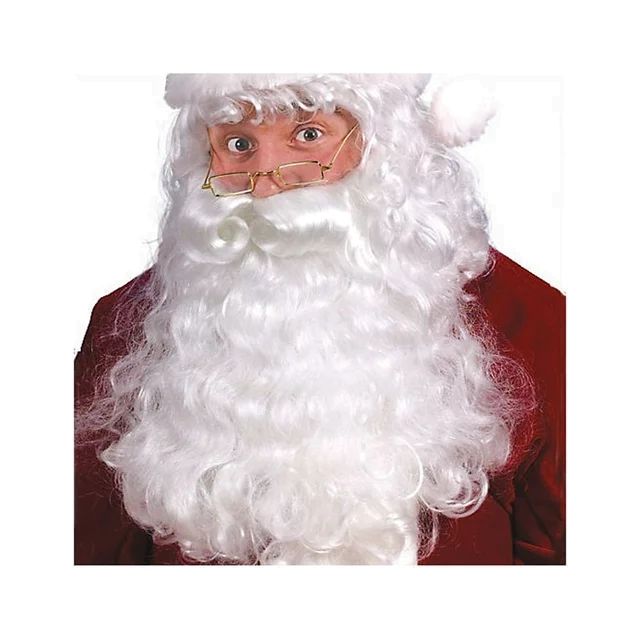 Premium Santa Wig And Beard Set Party Wow 