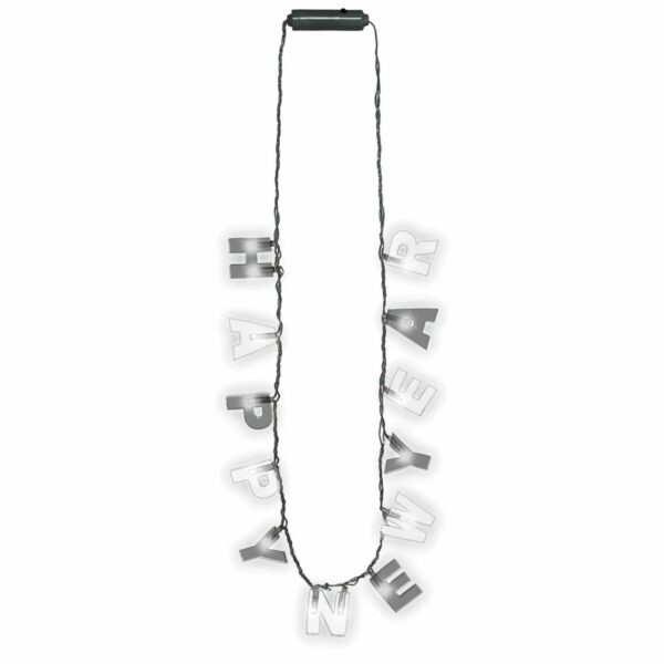 Happy New year Light Up Necklace