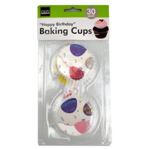 Happy Birthday Baking Cups 30CT