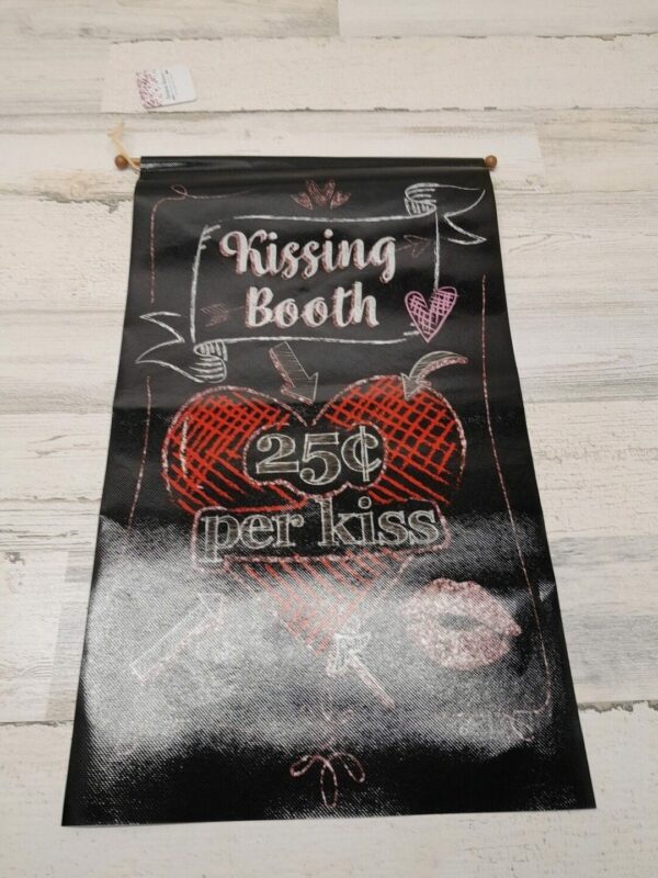 Valentines Kissing Booth Banner