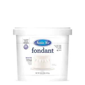 White Vanilla Fondant 2lb - Pail