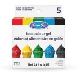 Food Color Liquid Gel Kit 5CT 3.1oz