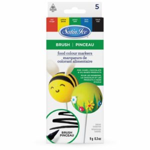 Food Color Markers Primary Brush Tip 5CT 0.3oz