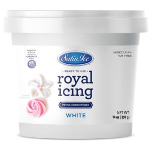 White Ready To Use Royal Icing 14oz Pail