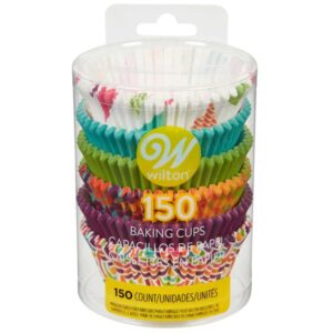 Assorted Print Baking Cups 150CT