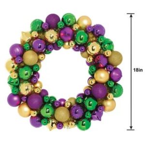 Metallic Bulb Wreath