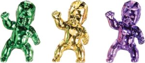 Mardi Gras Electroplated Babies 100CT