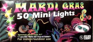 Mini Mardi Gras Light 50CT 11'