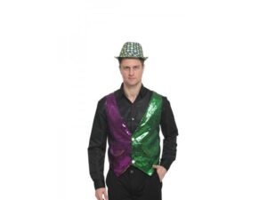Mardi Gras Mens Vest