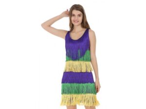 Mardi Gras Fringe Dress
