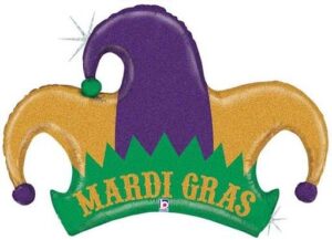 42" Jester Hat Mylar Balloon