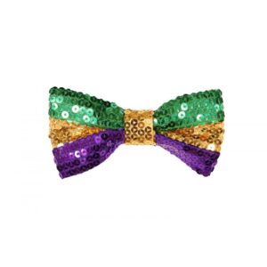 Mardi Gras Sequin Bowtie
