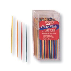 Assorted Color Plastic Party Picks 300CT